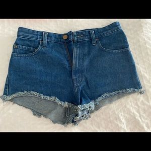 High waisted BDG jean shorts